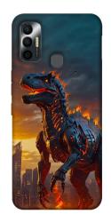 Чехол itsPrint Fire dino для TECNO Spark 7