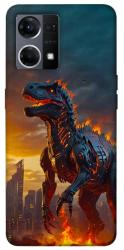 Чехол itsPrint Fire dino для Oppo Reno 7 4G