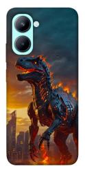 Чехол itsPrint Fire dino для Realme C33