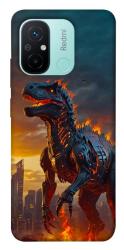 Чехол itsPrint Fire dino для Xiaomi Redmi 12C