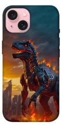 Чехол itsPrint Fire dino для Apple iPhone 15 (6.1")