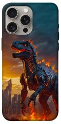 Чехол itsPrint Fire dino для Apple iPhone 15 Pro Max (6.7")