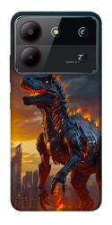 Чехол itsPrint Fire dino для ZTE Blade A54 4G