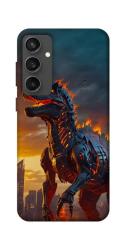 Чехол itsPrint Fire dino для Samsung Galaxy S24 FE