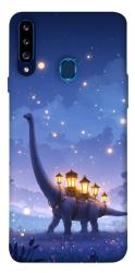 Чехол itsPrint Lanterns dino для Samsung Galaxy A20s