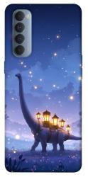 Чехол itsPrint Lanterns dino для Oppo Reno 4 Pro