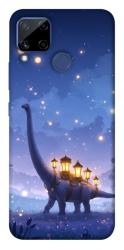 Чехол itsPrint Lanterns dino для Realme C15