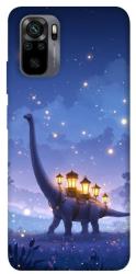 Чехол itsPrint Lanterns dino для Xiaomi Redmi Note 10 / Note 10s