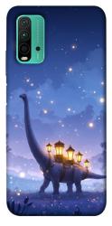 Чехол itsPrint Lanterns dino для Xiaomi Redmi Note 9 4G / Redmi 9 Power / Redmi 9T