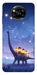Чехол itsPrint Lanterns dino для Xiaomi Poco X3 NFC / Poco X3 Pro