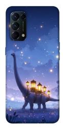 Чехол itsPrint Lanterns dino для Oppo Reno 5 4G
