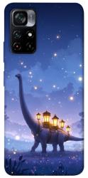 Чехол itsPrint Lanterns dino для Xiaomi Poco M4 Pro 5G