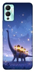 Чехол itsPrint Lanterns dino для Infinix Hot 12 Play