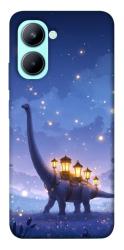 Чехол itsPrint Lanterns dino для Realme C33