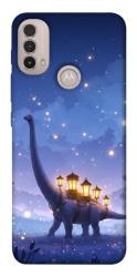 Чехол itsPrint Lanterns dino для Motorola Moto E40