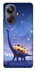 Чехол itsPrint Lanterns dino для Realme 10 Pro+
