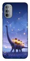 Чехол itsPrint Lanterns dino для Motorola Moto G31