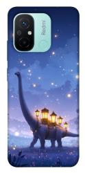 Чехол itsPrint Lanterns dino для Xiaomi Redmi 12C