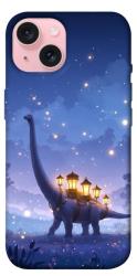 Чехол itsPrint Lanterns dino для Apple iPhone 15 (6.1")