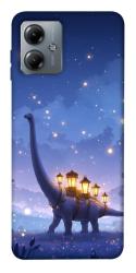 Чехол itsPrint Lanterns dino для Motorola Moto G14