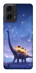 Чехол itsPrint Lanterns dino для Motorola Moto G24