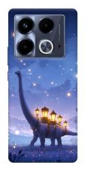Чехол itsPrint Lanterns dino для Infinix Note 40 4G
