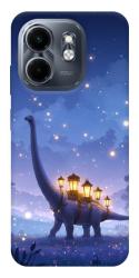 Чехол itsPrint Lanterns dino для Infinix Smart 9 4G / Hot 50i