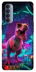 Чехол itsPrint Neon dino для Oppo Reno 4 Pro