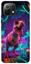 Чехол itsPrint Neon dino для Xiaomi Mi 11 Lite