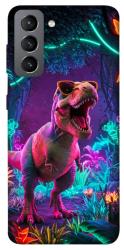 Чехол itsPrint Neon dino для Samsung Galaxy S21 FE