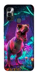 Чехол itsPrint Neon dino для TECNO Spark 7