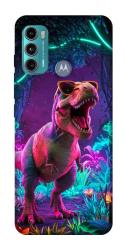 Чехол itsPrint Neon dino для Motorola Moto G60