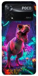Чехол itsPrint Neon dino для Xiaomi Poco X4 Pro 5G