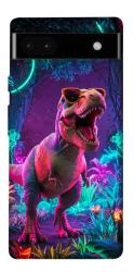 Чехол itsPrint Neon dino для Google Pixel 6a