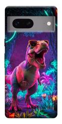 Чехол itsPrint Neon dino для Google Pixel 7