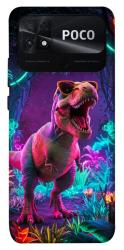 Чехол itsPrint Neon dino для Xiaomi Poco C40