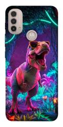 Чехол itsPrint Neon dino для Motorola Moto E40