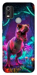 Чехол itsPrint Neon dino для Nokia C21 Plus