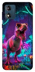 Чехол itsPrint Neon dino для Motorola Moto E13