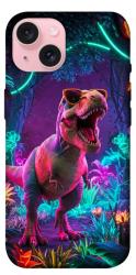 Чехол itsPrint Neon dino для Apple iPhone 15 (6.1")