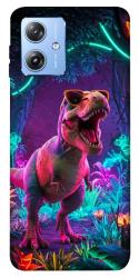 Чехол itsPrint Neon dino для Motorola Moto G84