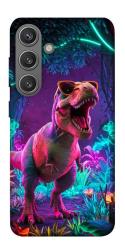 Чехол itsPrint Neon dino для Samsung Galaxy S24