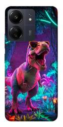 Чехол itsPrint Neon dino для Xiaomi Redmi 13C