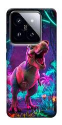 Чехол itsPrint Neon dino для Xiaomi 14 Pro