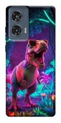 Чехол itsPrint Neon dino для Motorola Edge 50 Fusion