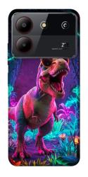 Чехол itsPrint Neon dino для ZTE Blade A54 4G
