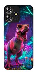 Чехол itsPrint Neon dino для ZTE Blade A73 4G