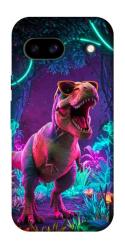 Чехол itsPrint Neon dino для Google Pixel 8a