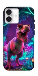 Чехол itsPrint Neon dino для Apple iPhone 16 (6.1")
