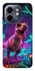 Чехол itsPrint Neon dino для Infinix Smart 9 4G / Hot 50i